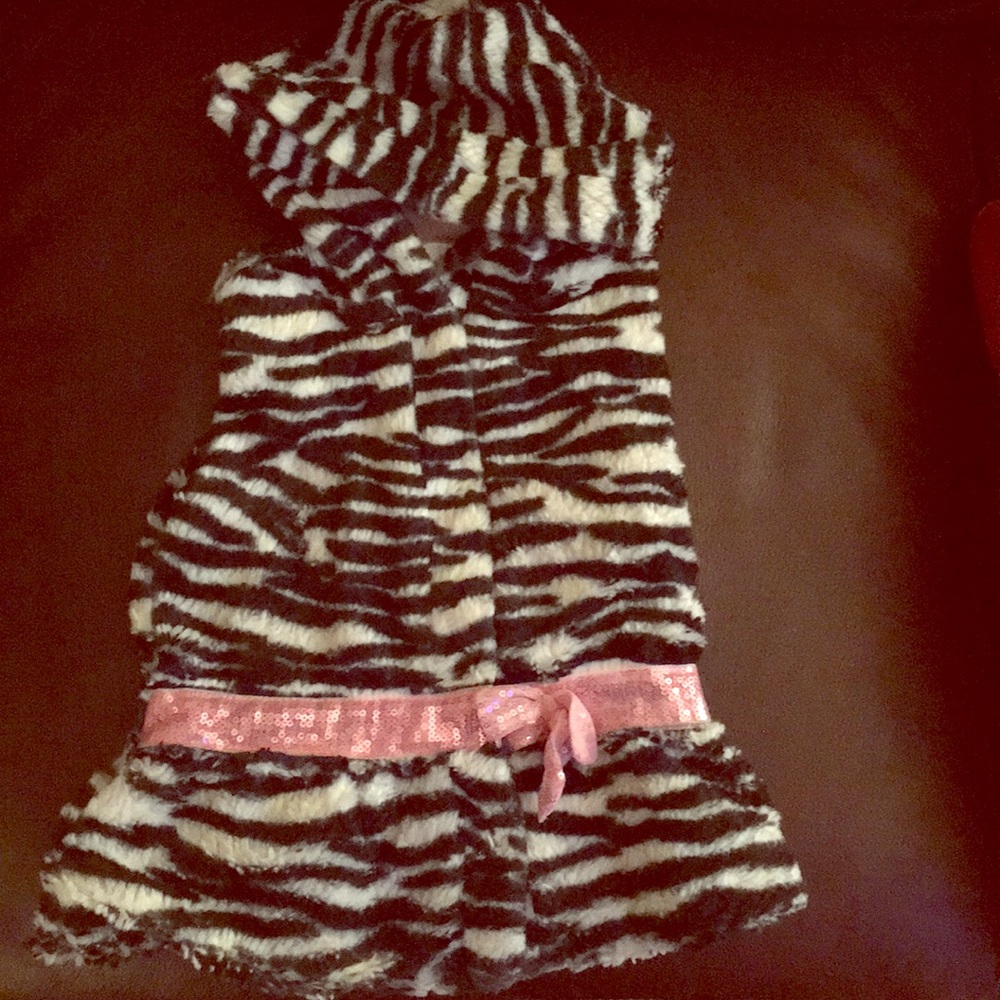 Little Lass Zebra Vest